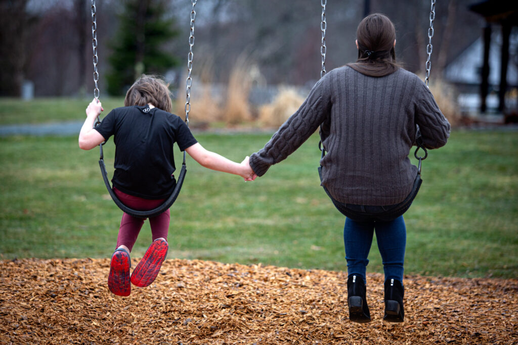 Krystal Emerson’s son can no longer attend Ellsworth Elementary-Middle School in person. An internal investigation found that staff had improperly restrained and secluded the then-second grader on at least 5 of 18 occasions during the 2023-24 school year. (Photo by Troy Bennett / Maine Morning Star)